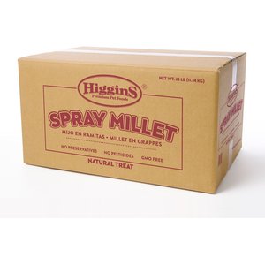 Higgins Spray Millet Bird Treats, 25-lb bag