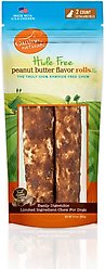 Canine Naturals Hide Free Peanut Butter Flavor Roll Dog Chew Treat, X-Large
