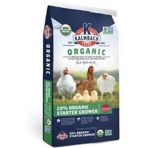 Kalmbach Feeds Organic 20% Starter Grower Poultry Feed, 35-lb bag