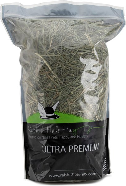 Rabbit Hole Hay Ultra Premium, Hand Packed Mountain Grass Small Pet Food, 1.5-lb bag slide 1 of 4