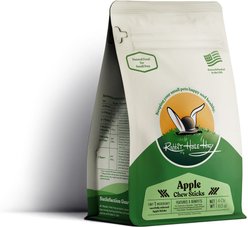 Rabbit Hole Hay Ultra Premium, All Natural Apple Chew Sticks Rabbit Treats, 30 count