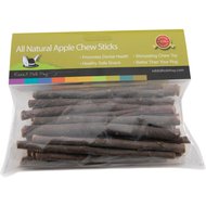 Rabbit Hole Hay Ultra Premium, All Natural Apple Chew Sticks Rabbit Treats, 30 count
