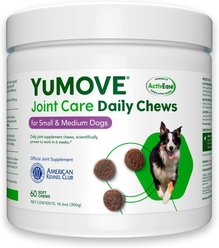 YuMOVE Joint Care Small & Medium Breed Soft Chew Dog Supplement, 60 count