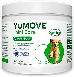 YuMOVE Joint Care Chewable Tablet Adult Dog Supplement, 300 count slide 1 of 5