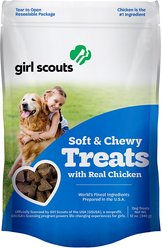 Girl Scout Pet Treats Real Chicken Soft & Chewy Dog Treats, 12-oz pouch slide 1 of 2