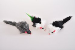 Easy Kitty Triple Play Plush Mice Cat Toys, 9 count slide 2 of 8