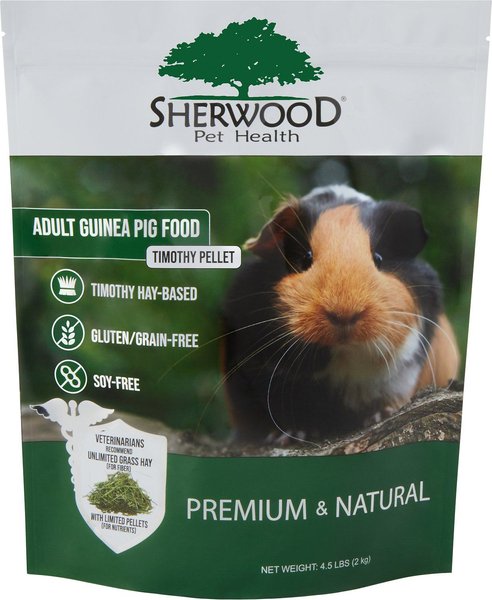 Sherwood Pet Health Timothy Pellet Adult Guinea Pig Food, 4.5-lb bag slide 1 of 4