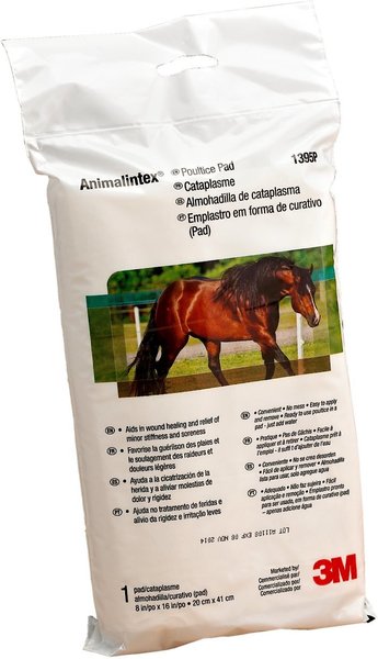 1395P Animalintex Horse Hoof Poultice Pad, 8 x 16-In.