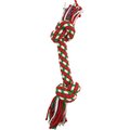 Frisco Double Knot Tri-Color Rope Fetch Dog Toy, Medium
