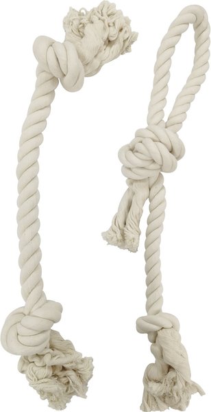 Frisco Double Knot Cotton Rope Fetch Dog Toy, Large, 2 count slide 1 of 4