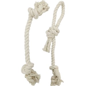 Frisco Double Knot Cotton Rope Fetch Dog Toy, Large, 2 count