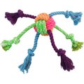 Frisco Fetch Colorful Ball Knot Rope Dog Toy, Small/Medium