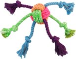 Frisco Colorful Ball Knot Rope Dog Toy, Small