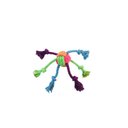 Frisco Fetch Colorful Ball Knot Rope Dog Toy, Small/Medium