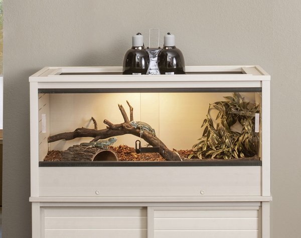 NEW AGE PET ECOFLEX Mojave Reptile Habitat, 36-in, Maple - Chewy.com