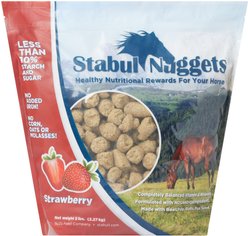 Stabul Nuggets Molasses-Free Strawberry Horse Treats, 5-lb bag