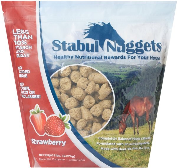 Stabul Nuggets Strawberry Flavor Horse Treats, 5-lb bag slide 1 of 2