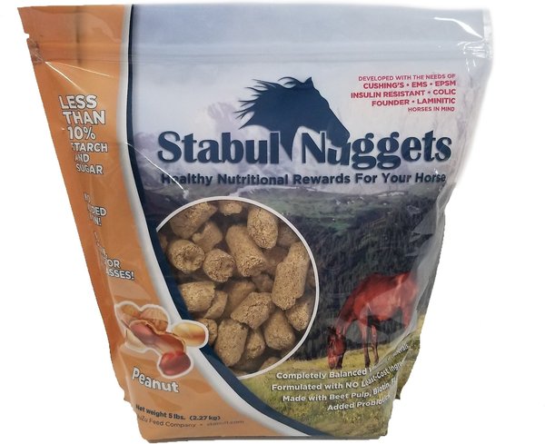 Stabul Nuggets Peanut Flavor Horse Treats, 5-lb bag slide 1 of 2