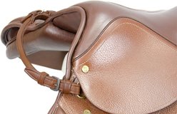 Paris Tack Rolled Leather Horse Grab Strap, Chestnut