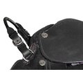 Paris Tack Rolled Horse Saddle Grab Strap, Black