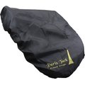 Paris Tack Premium Embroidered Nylon All Purpose English Saddle Cover with Fleece Lining, Black
