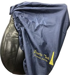 Paris Tack Premium Embroidered Nylon Dressage English Saddle Cover, Black slide 2 of 2