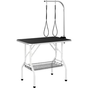 Yaheetech 36-in Dog & Cat Grooming Table, Black