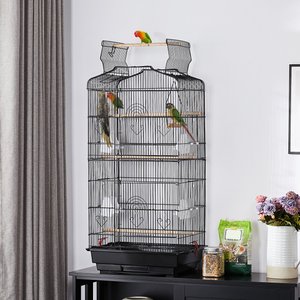 Yaheetech 36-in Bird Cage, Large, Black