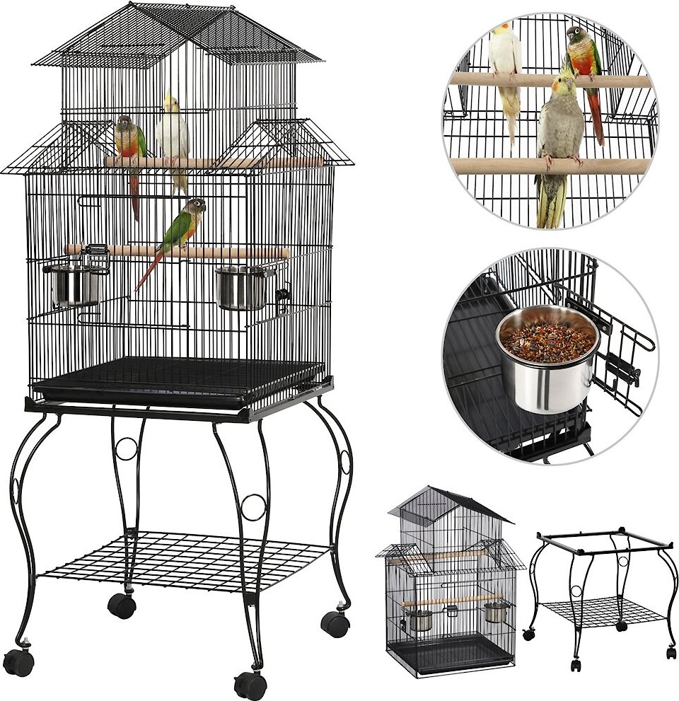 Prevue hendryx triple hotsell roof bird cage