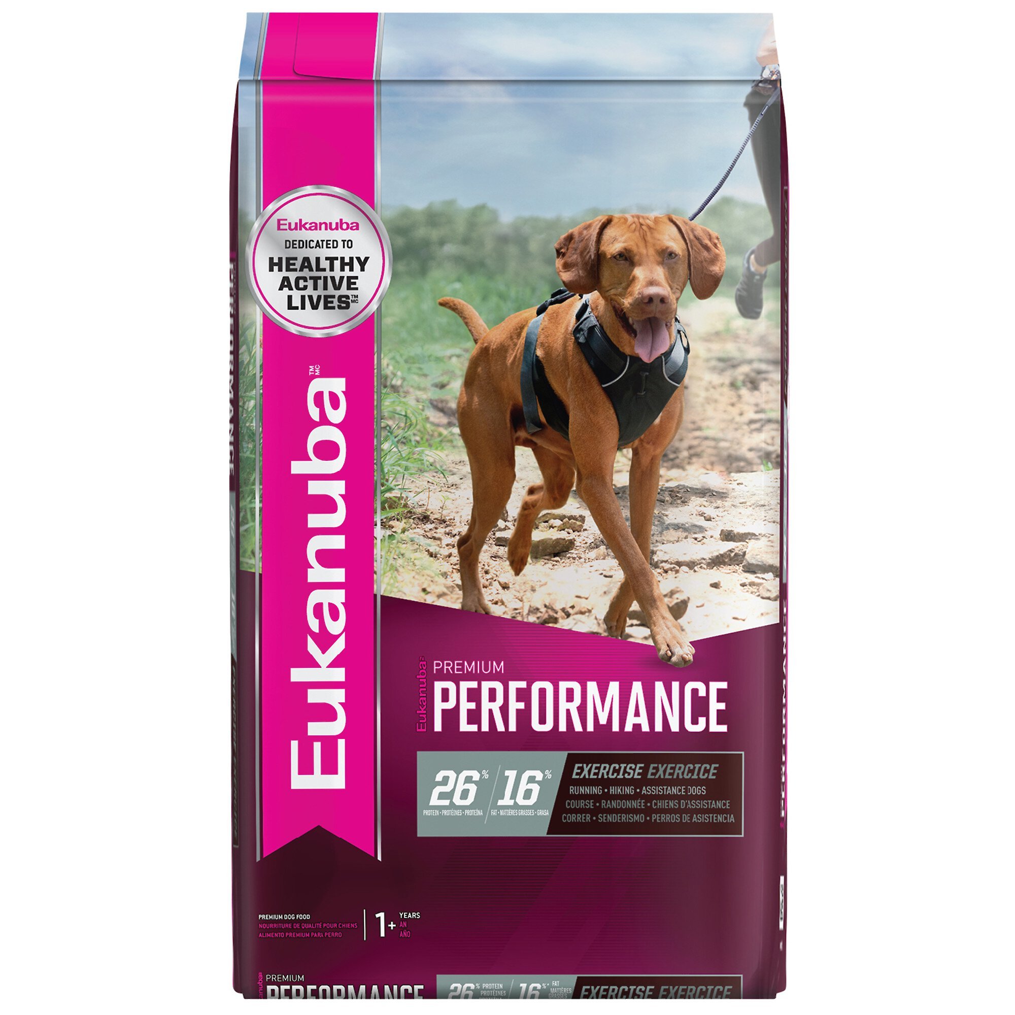 EUKANUBA Premium Performance 26 16 EXERCISE Adult Dry Dog Food