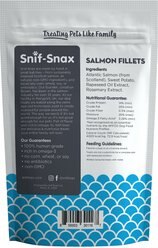 Snif-Snax Smoked Salmon & Sweet Potato Fillet Strips Grain-Free Dog Treats, 4-oz bag slide 2 of 4