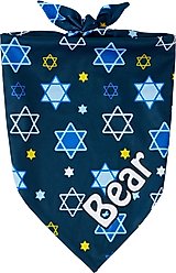 Frisco Hanukkah Personalized Dog & Cat Bandana, Small