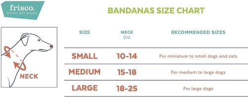 Show full view: Frisco Peppermint Personalized Dog & Cat Bandana, Medium slide 2 of 9