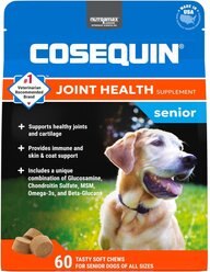 Nutramax Cosequin Soft Chew Immune & Joint Supplement for Senior Dogs, 60 count