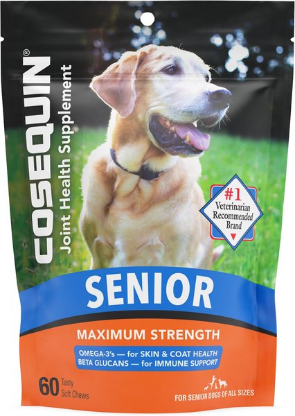 Nutramax Cosequin Immune & Joint Health Soft Chew Supplement for Senior Dogs, 60 count slide 1 of 10