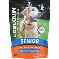 Zesty Paws Senior Advanced Mobility Chicken Flavored Soft Chews for Dog,  Count of 90