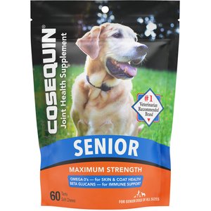 Nutramax Cosequin Senior Maximum Strength Soft Chews Joint Supplement for Dogs