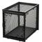 Show in main carousel: Richell Metal Mesh Dog Crate, Black, 17 inch slide 3 of 5