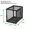 Show in main carousel: Richell Metal Mesh Dog Crate, Black, 17 inch slide 4 of 5