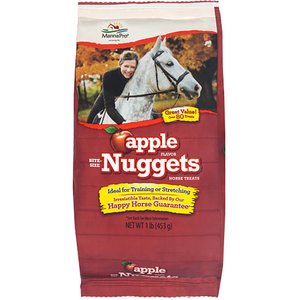 Manna Pro Bite-Size Nuggets Apple Flavored Horse Training Treats, 1-lb bag