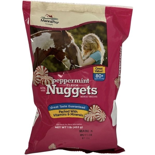 BUCKEYE NUTRITION AllNatural Peppermint Horse Treats, 1lb bag