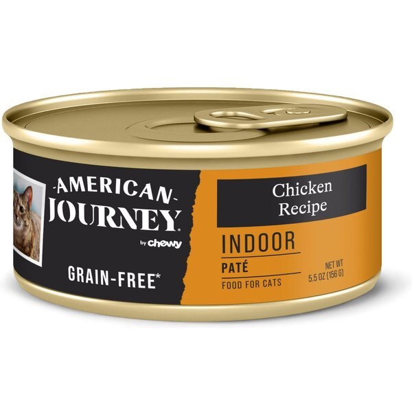 AMERICAN JOURNEY Indoor Pate Chicken Recipe GrainFree Canned Cat Food