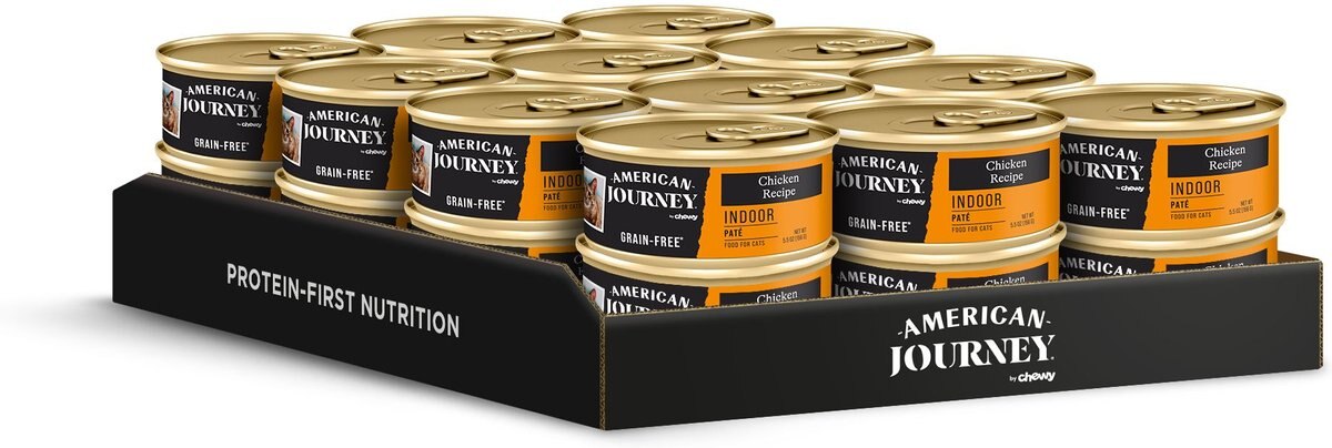 American Journey Pate Chicken & Tuna Recipe Grain-Free Canned Cat Food