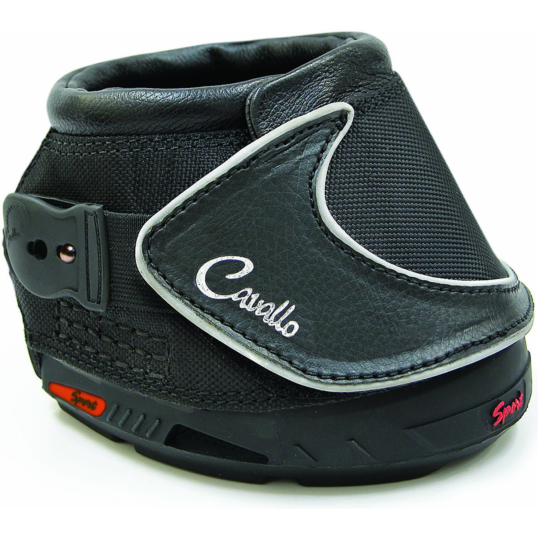 Cavallo Sport Slim Sole Horse Hoof Boots, Black, 3