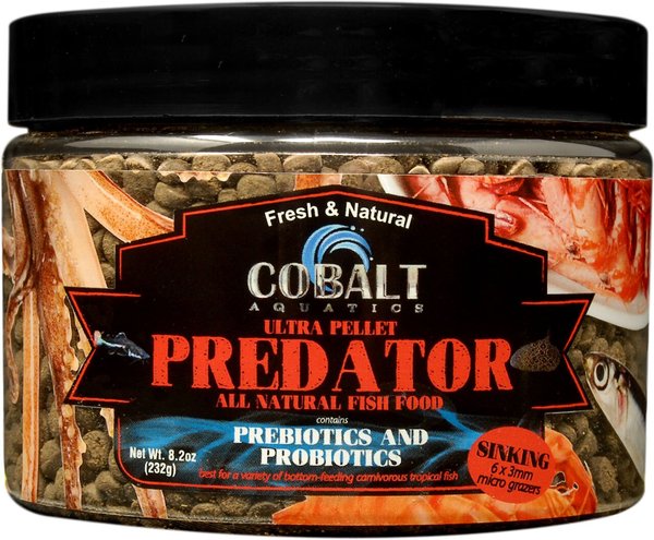 Cobalt Aquatics Ultra Predator Micro Grazer Sinking Fish Food, 8.2-oz bottle slide 1 of 3