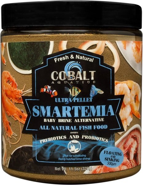 Cobalt Aquatics Ultra Smartemia Floating & Sinking Granule Fish Food