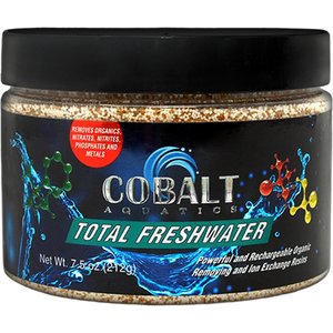 Cobalt Aquatics Total Freshwater Aquarium Organic Removing & Ion Exchange Resins, 7.5-oz bottle
