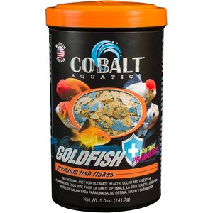 Cobalt Aquatics Goldfish Color Flakes Fish Food, 5-oz bottle
