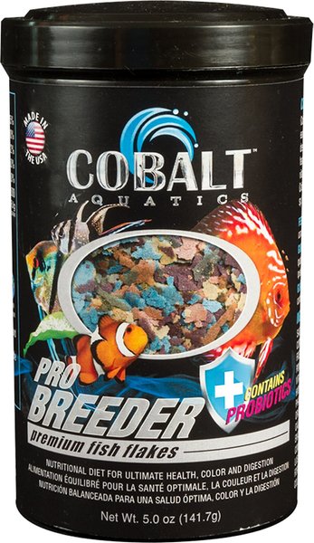 Cobalt Aquatics Pro Breeder Flakes Fish Food, 5-oz bottle slide 1 of 9