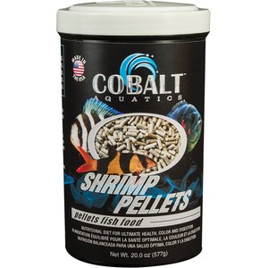 Cobalt Aquatics Shrimp Pellets Fish Food, 20-oz bottle